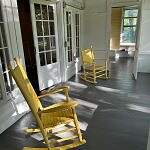rocking chairs on porch